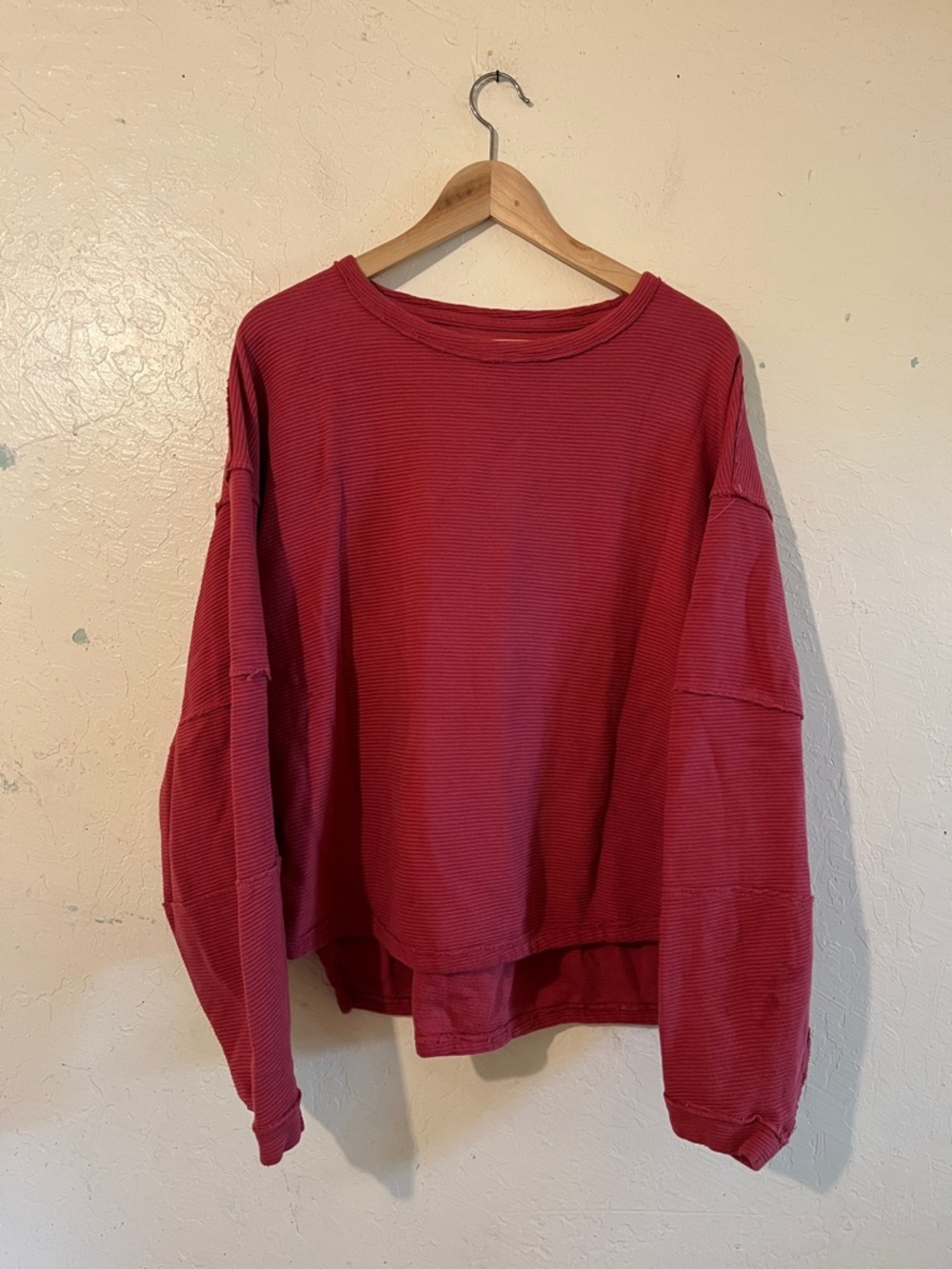 Free People Total Eclipse Tee Sweater Long Sleeve Top